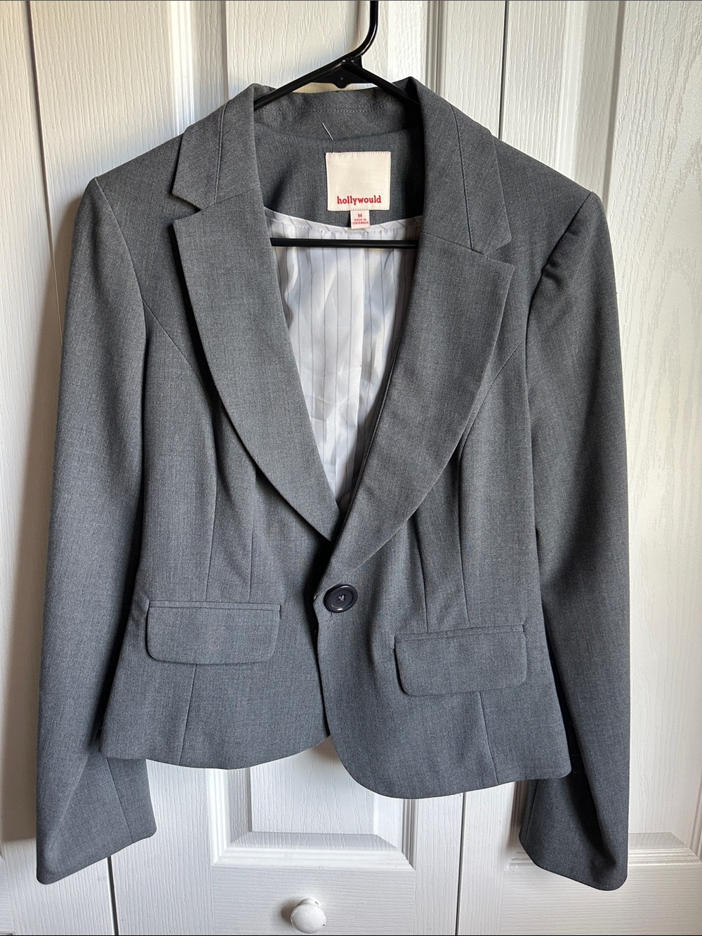 Hollywould Gray Women's Blazer